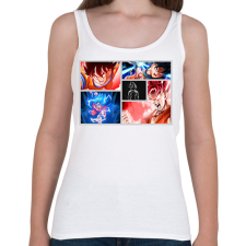 PRINTFASHION GOKU forever  - Női atléta - Fehér női trikó