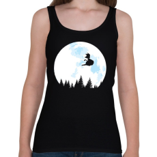 PRINTFASHION Goku holdfényben - Női atléta - Fekete