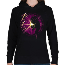 PRINTFASHION Goku kamehameha vol2 - Női kapucnis pulóver - Fekete női pulóver, kardigán