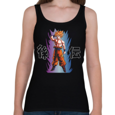 PRINTFASHION Goku - Női atléta - Fekete
