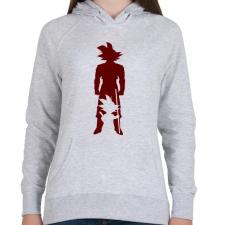 PRINTFASHION Goku - Női kapucnis pulóver - Sport szürke női pulóver, kardigán