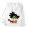 PRINTFASHION Goku szemüvegben  - Sportzsák, Tornazsák - Fehér
