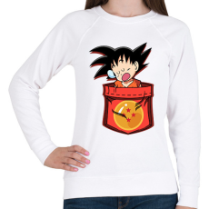 PRINTFASHION gokupocket - Női pulóver - Fehér