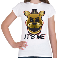 PRINTFASHION GOLDEN FREDDY - Női póló - Fehér női póló