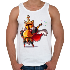 PRINTFASHION Golden Knight - Férfi atléta - Fehér