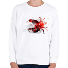 PRINTFASHION Goldfish - Gyerek pulóver - Fehér