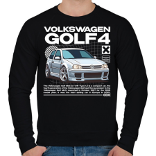 PRINTFASHION Golf 4 streetwear - Férfi pulóver - Fekete férfi pulóver, kardigán