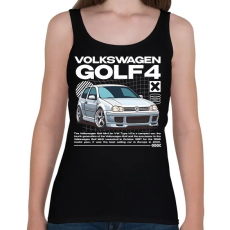 PRINTFASHION Golf 4 streetwear - Női atléta - Fekete