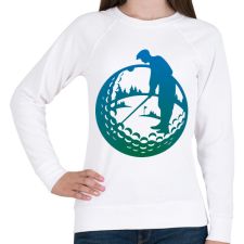PRINTFASHION Golfozó férfi - Női pulóver - Fehér női pulóver, kardigán