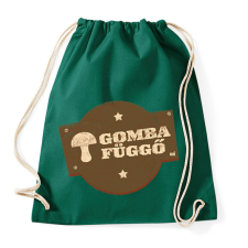 PRINTFASHION Gomba függő gombász ajándék - Sportzsák, Tornazsák - Sötétzöld tornazsák