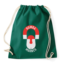 PRINTFASHION Gomba mágnes gombász ajándék - Sportzsák, Tornazsák - Sötétzöld tornazsák