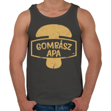 PRINTFASHION Gombász apa ajándék - Férfi atléta - Sötétszürke atléta, trikó