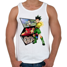 PRINTFASHION Gon Freecss - Férfi atléta - Fehér atléta, trikó