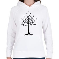 PRINTFASHION Gondor - The Lord of the Rings - Női kapucnis pulóver - Fehér női pulóver, kardigán
