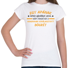 PRINTFASHION Gondosan kiválasztott bögre - Női póló - Fehér