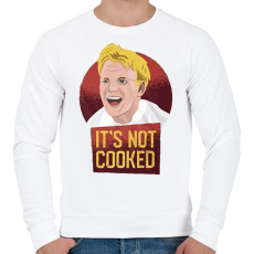PRINTFASHION Gordon Ramsay - Férfi pulóver - Fehér