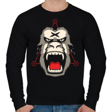 PRINTFASHION Gorillaz - Férfi pulóver - Fekete