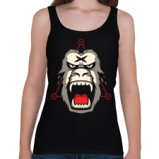 PRINTFASHION Gorillaz - Női atléta - Fekete női trikó