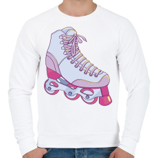 PRINTFASHION Görkorcsolya - Férfi pulóver - Fehér