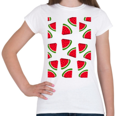 PRINTFASHION Görögdinnye - Női póló - Fehér