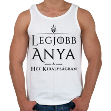 PRINTFASHION got-legjobb-anya-black - Férfi atléta - Fehér atléta, trikó