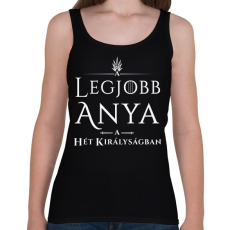 PRINTFASHION got-legjobb-anya-white - Női atléta - Fekete