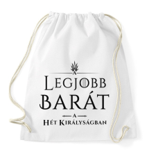 PRINTFASHION got-legjobb-barat-black - Sportzsák, Tornazsák - Fehér tornazsák