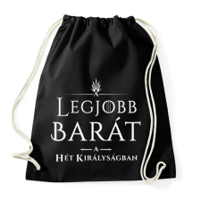 PRINTFASHION got-legjobb-barat-white - Sportzsák, Tornazsák - Fekete tornazsák