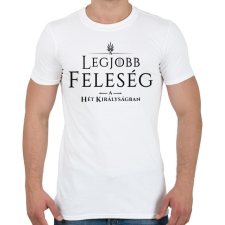 PRINTFASHION got-legjobb-feleseg-black - Férfi póló - Fehér férfi póló