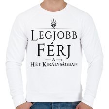 PRINTFASHION got-legjobb-ferj-black - Férfi pulóver - Fehér férfi pulóver, kardigán