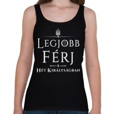 PRINTFASHION got-legjobb-ferj-white - Női atléta - Fekete