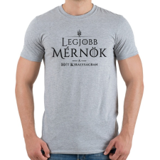 PRINTFASHION got-legjobb-mernok-black - Férfi póló - Sport szürke férfi póló