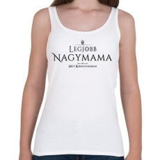 PRINTFASHION got-legjobb-nagymama-black - Női atléta - Fehér