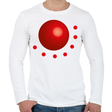 PRINTFASHION GR002 - Férfi hosszú ujjú póló - Fehér férfi póló