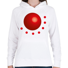 PRINTFASHION GR002 - Női kapucnis pulóver - Fehér