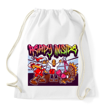 PRINTFASHION Graffiti - Karácsony - Sportzsák, Tornazsák - Fehér tornazsák