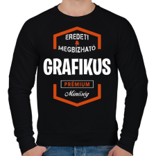 PRINTFASHION Grafikus prémium minőség - Férfi pulóver - Fekete férfi pulóver, kardigán