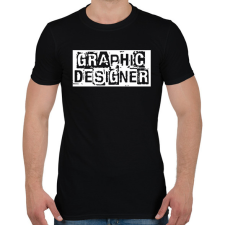 PRINTFASHION Graphic designer - Férfi póló - Fekete férfi póló