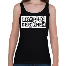 PRINTFASHION Graphic designer - Női atléta - Fekete