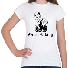 PRINTFASHION Great Viking - Női póló - Fehér női póló