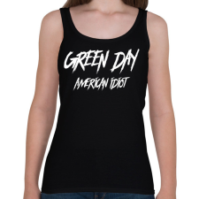 PRINTFASHION GREEN DAY 3 - Női atléta - Fekete női trikó