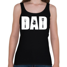 PRINTFASHION Grill apa - Női atléta - Fekete