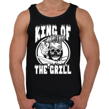 PRINTFASHION Grill király - Férfi atléta - Fekete atléta, trikó