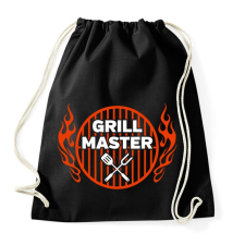 PRINTFASHION Grill Mester - Sportzsák, Tornazsák - Fekete tornazsák