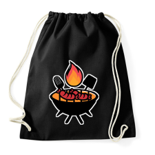 PRINTFASHION Grillezés  - Sportzsák, Tornazsák - Fekete tornazsák