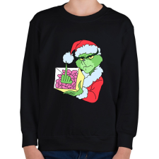 PRINTFASHION Grincs - Gyerek pulóver - Fekete gyerek pulóver, kardigán