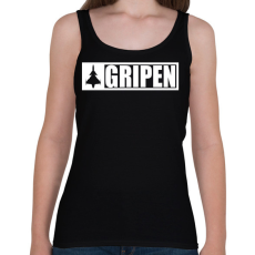 PRINTFASHION Gripen - fehér - Női atléta - Fekete