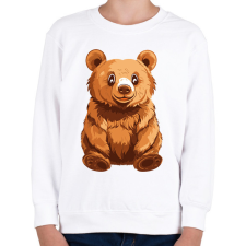 PRINTFASHION Grizzly medve - Gyerek pulóver - Fehér gyerek pulóver, kardigán