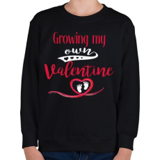 PRINTFASHION Growing my own  - Gyerek pulóver - Fekete