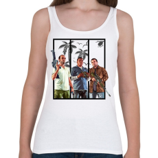 PRINTFASHION Gta 5 - Női atléta - Fehér